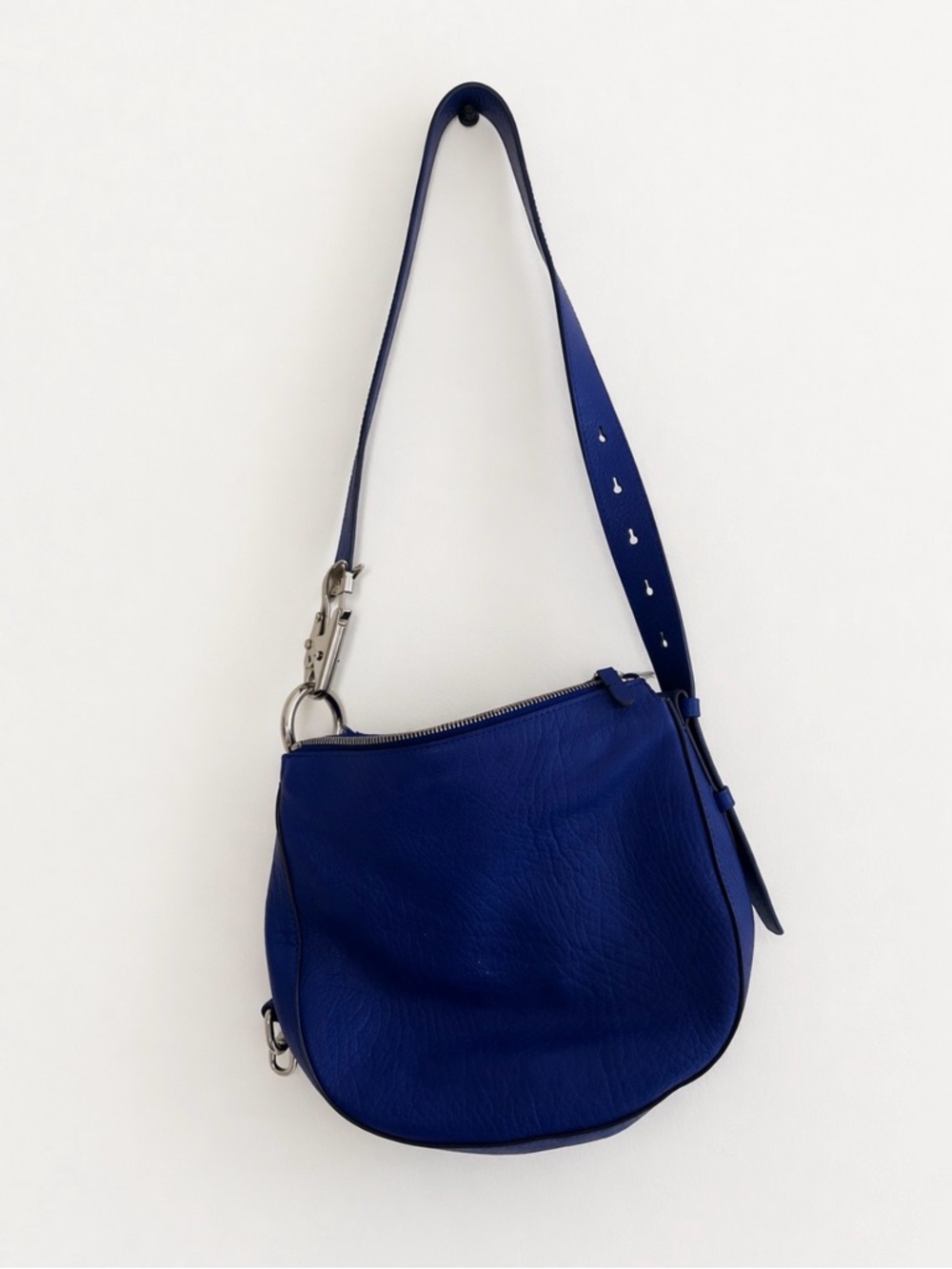 Burberry Royal Blue Faux Fur Crossbody Bag - Picture 6 of 6